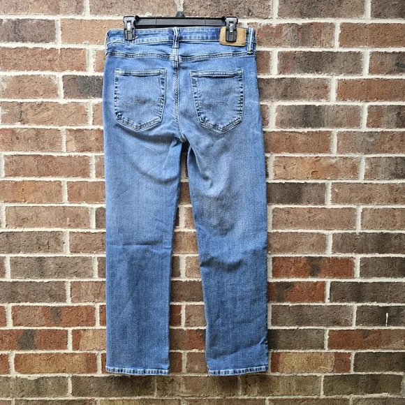 American Eagle Outfitters Light Blue Boot Cut Jeans Airflex - Picture 4 of 9